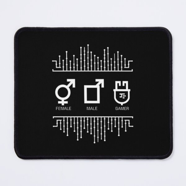 Item preview, Female Male Gamer Tech Nodes designed and sold by DorkDome.