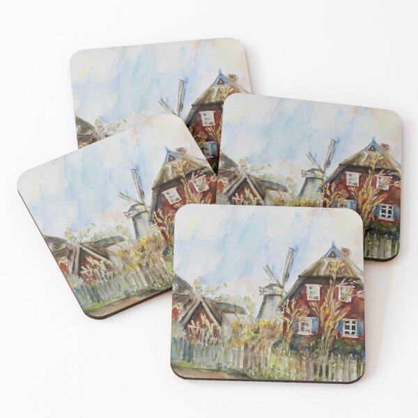 Item preview, Windmill Ahrenshoop - Fischland, Germany designed and sold by Barbara Pommerenke.