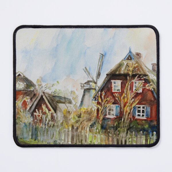 Item preview, Windmill Ahrenshoop - Fischland, Germany designed and sold by Barbara Pommerenke.