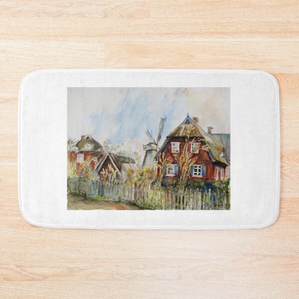 Item preview, Windmill Ahrenshoop - Fischland, Germany designed and sold by Barbara Pommerenke.