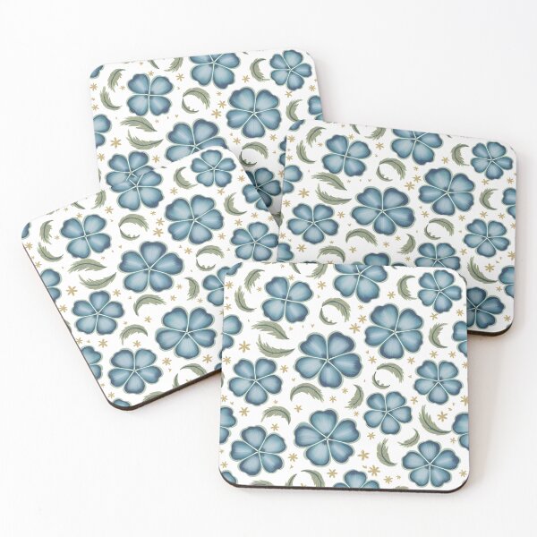 Item preview, Blue Clover Bliss Pattern designed and sold by Wishing-Wings.