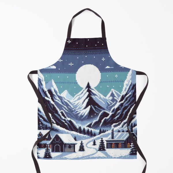 Item preview, Skyrim Isolated Cabins In The Snow Forest Pixel Art designed and sold by Jake-Carter0.