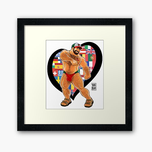 ADAM LIKES TO DANCE - LISBON 2018 EDITION Framed Art Print