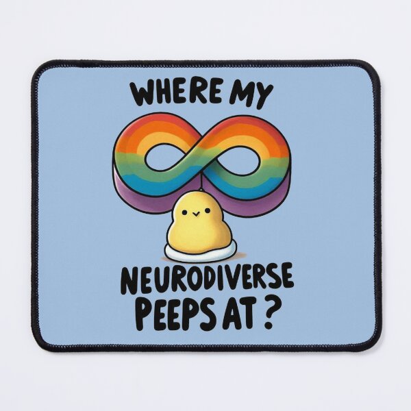 Item preview, Where my neurodiverse peeps at? designed and sold by Vkinsify.