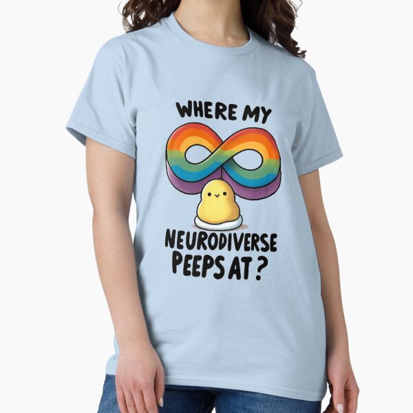 Item preview, Where my neurodiverse peeps at? designed and sold by Vkinsify.