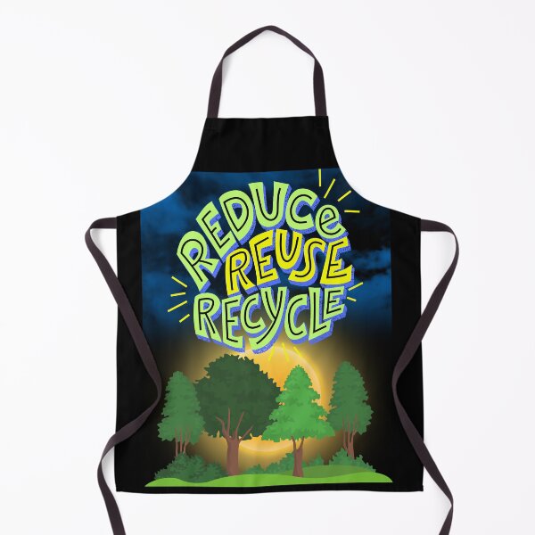 Aperçu de l'œuvre RÉDUIRE, RÉUTILISER, RECYCLER créée et vendue par stickersrafisa.