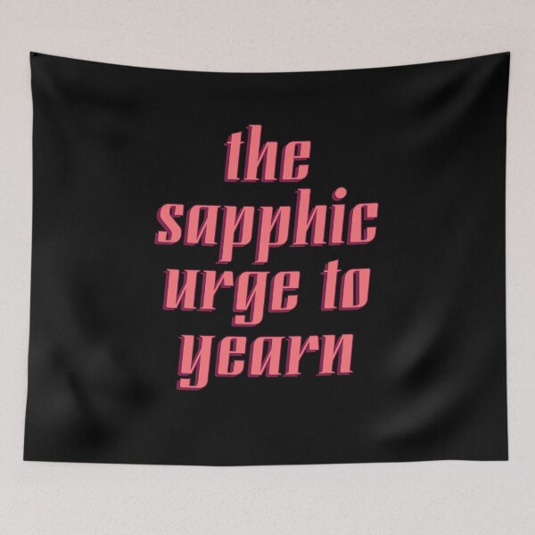 Item preview, The sapphic urge to yearn designed and sold by BritySpear.