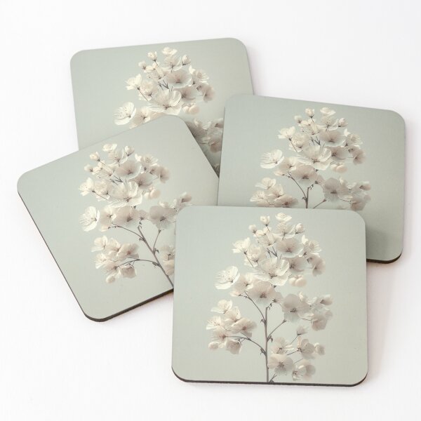 Item preview, White Cherry Blossoms designed and sold by ffatts.