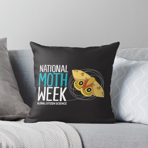 National Moth Week Throw Pillow