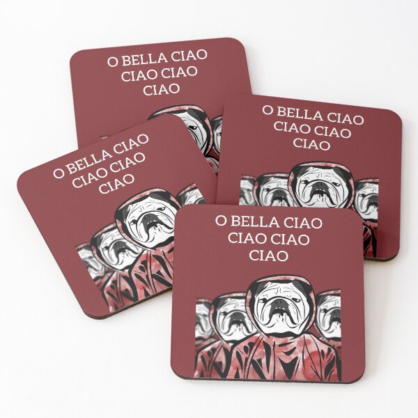 Item preview, Bella Ciao Bulldog Heist, Funny Dog designed and sold by impressionofmel.
