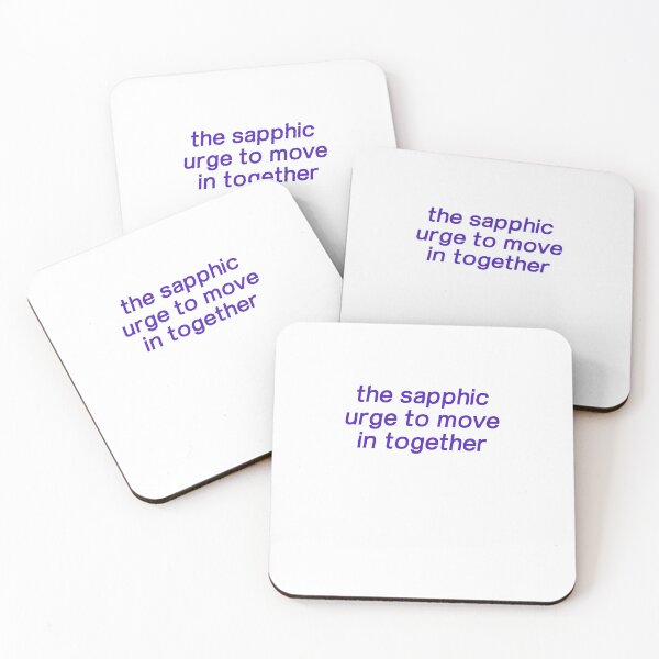Item preview, The sapphic urge to move in together designed and sold by BritySpear.