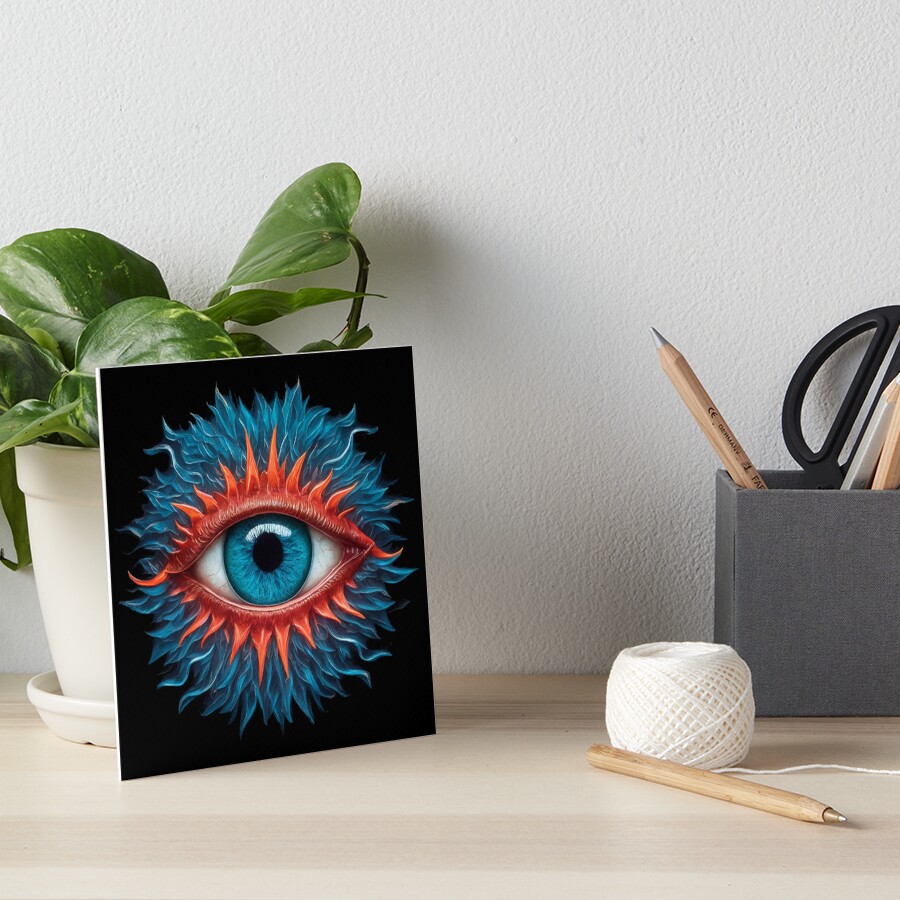 Item preview, Art Board Print designed and sold by HowMonkeyShop.