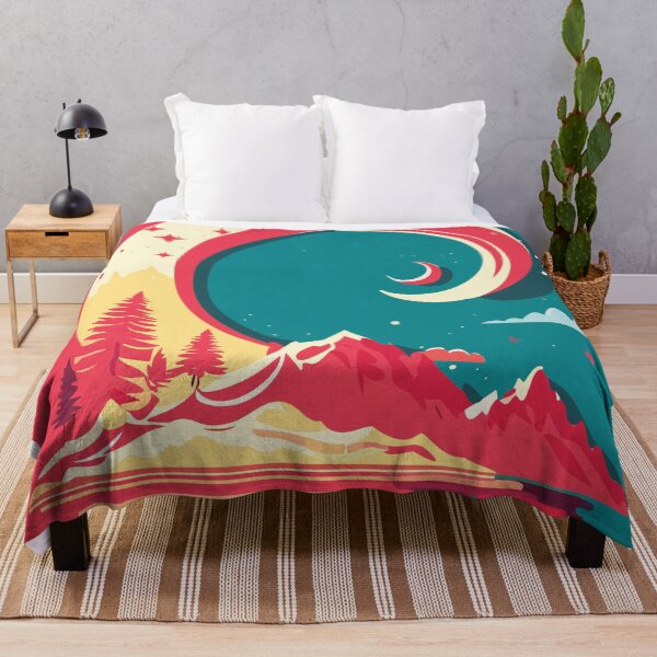 Item preview, landscape illustration artwork, wall art, whimsical art, poster art designed and sold by navitalidesign.