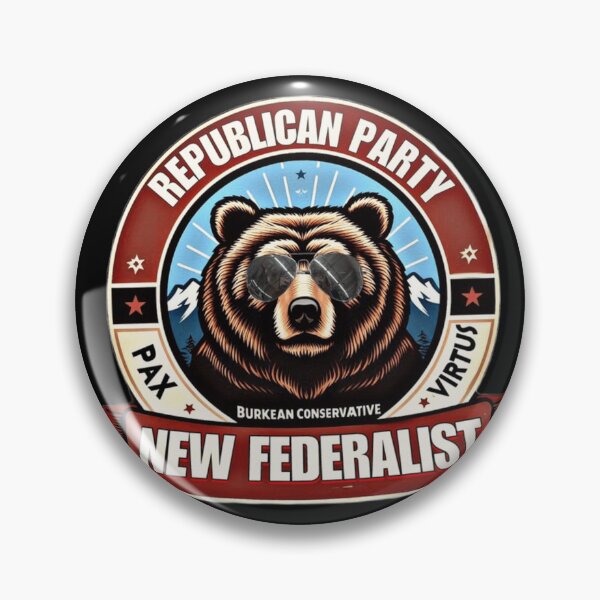 Item preview, New Federalists - Bear with Sunglasses designed and sold by CroakysCorner.