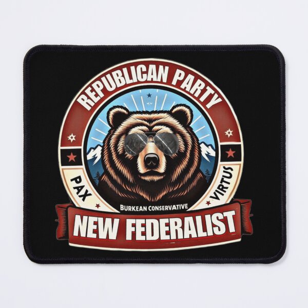 Item preview, New Federalists - Bear with Sunglasses designed and sold by CroakysCorner.