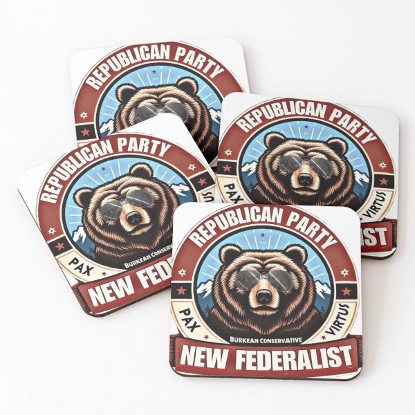 Item preview, New Federalists - Bear with Sunglasses designed and sold by CroakysCorner.