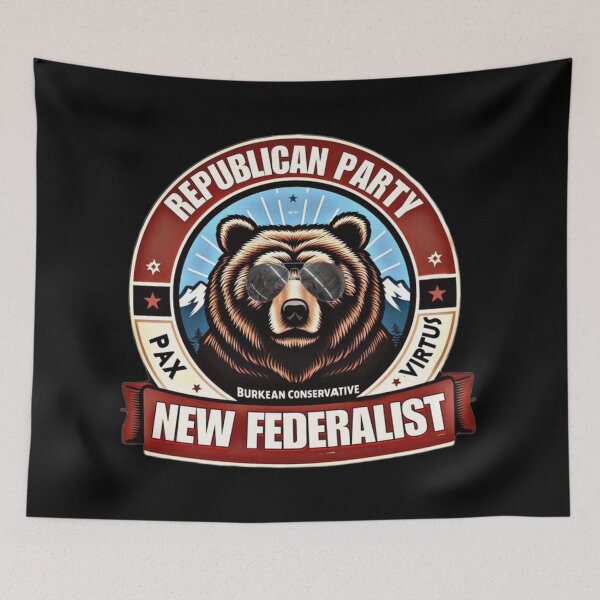 Item preview, New Federalists - Bear with Sunglasses designed and sold by CroakysCorner.