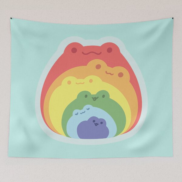 Item preview, Rainbow Pride Frogs designed and sold by kjanedesigns.