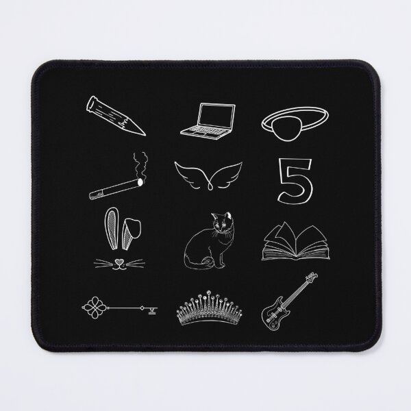 Item preview, Buffy the Vampire Slayer Minimalist Character Symbols - White designed and sold by anya-jenkins.