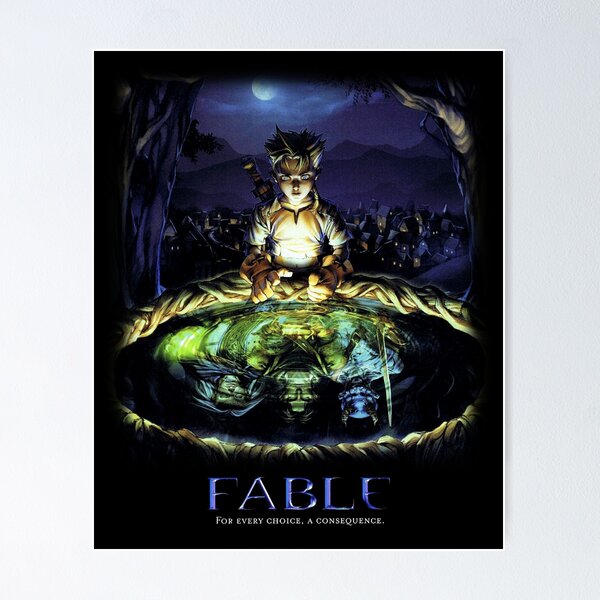 Vista previa del artículo con la obra «Juego de fábula Póster», diseñado y vendido por PussycatHouse.