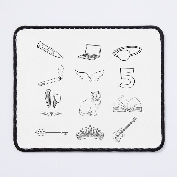 Item preview, Buffy the Vampire Slayer Minimalist Character Symbols - Black designed and sold by anya-jenkins.