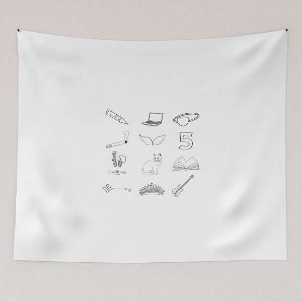 Item preview, Buffy the Vampire Slayer Minimalist Character Symbols - Black designed and sold by anya-jenkins.