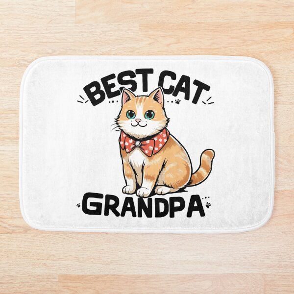 Aperçu de l'œuvre Meilleur grand-père chat créée et vendue par Designowner.