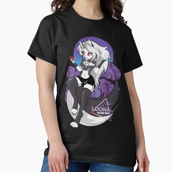 Artikel-Vorschau von Loona Höllenhund Retro Helluva Boss X Hazbin Hotel, designt und verkauft von reelanimedragon.