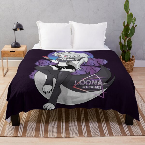 Item preview, Loona Hellhound Retro Helluva Boss X Hazbin Hotel designed and sold by reelanimedragon.