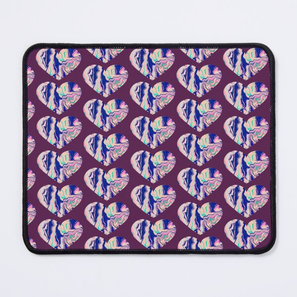 Item preview, Vibrant Chaos Marble Heart color option 9 designed and sold by ArtbyDLP.