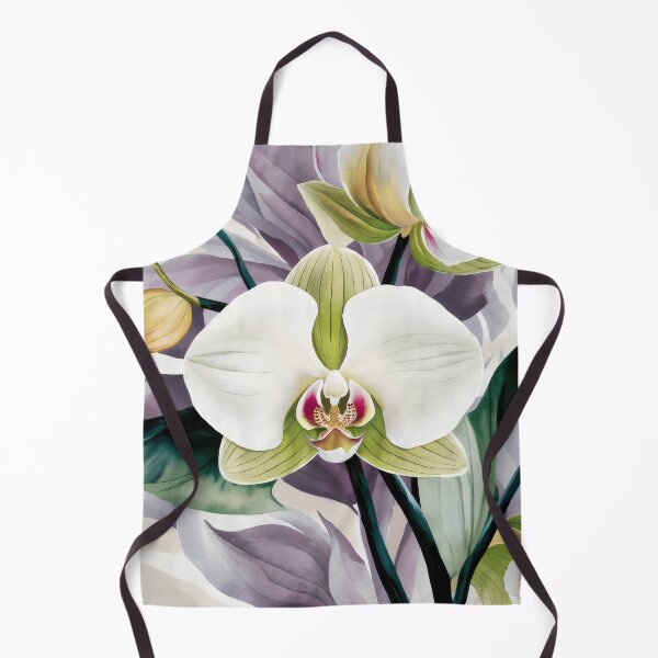 Item preview, White Orchid, Watercolor Art designed and sold by patterncrow.