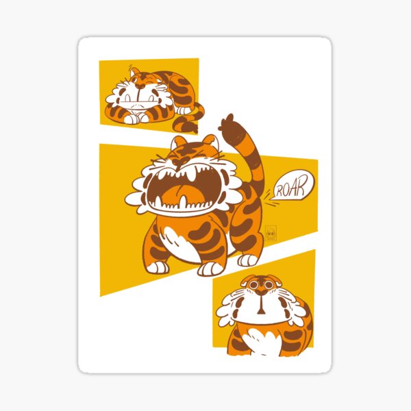 Tiger Roar?!! Sticker