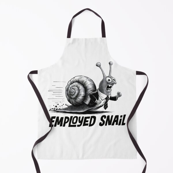 Item preview, Employed snail. Hand-drawn snail. Hurry up! designed and sold by Grygiel23.