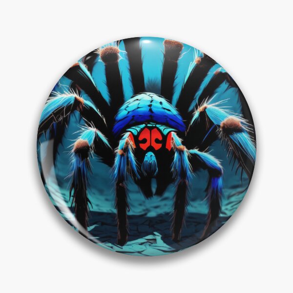 Vista previa del artículo con la obra «La tarántula azul más bella.», diseñado y vendido por Crazy-Pictures.