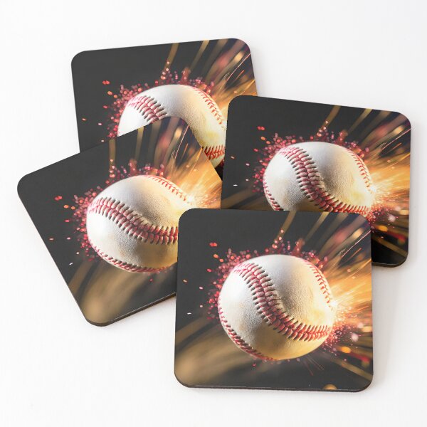 Item preview, Baseball ball with fire effect and sparks designed and sold by stevanovicigor.