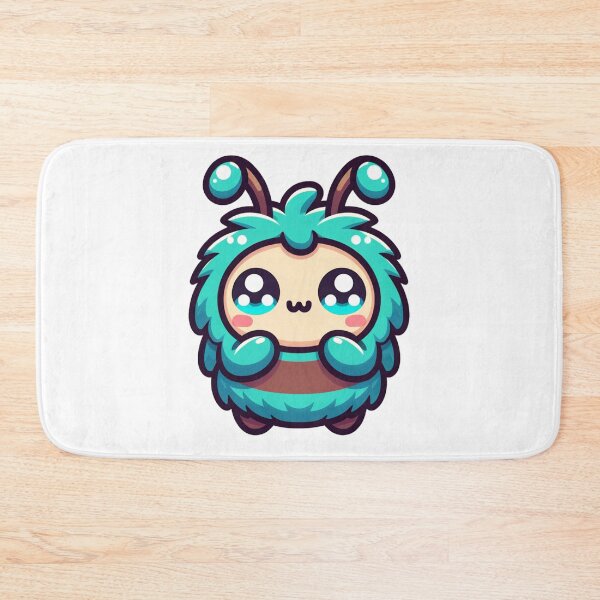 Item preview, Kawaii Bug Named Fuzzy Snuggle designed and sold by BassHeadMomma.