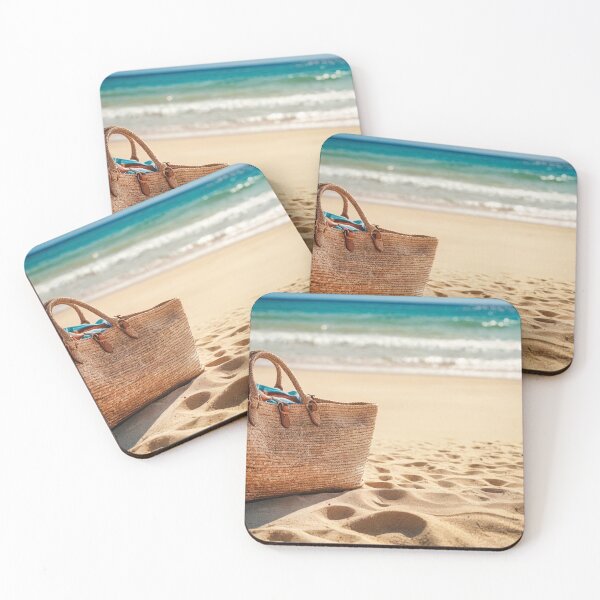 Item preview, Beach bag in sand in tropical tourist resort by the ocean designed and sold by stevanovicigor.