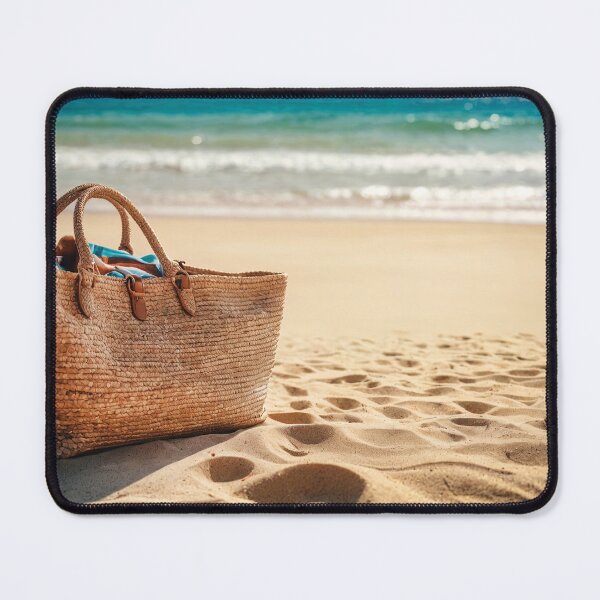 Item preview, Beach bag in sand in tropical tourist resort by the ocean designed and sold by stevanovicigor.