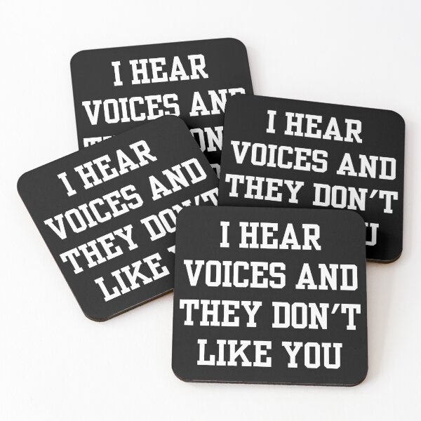 Item preview, I Hear Voices And They Don't Like You designed and sold by Annabelhut.