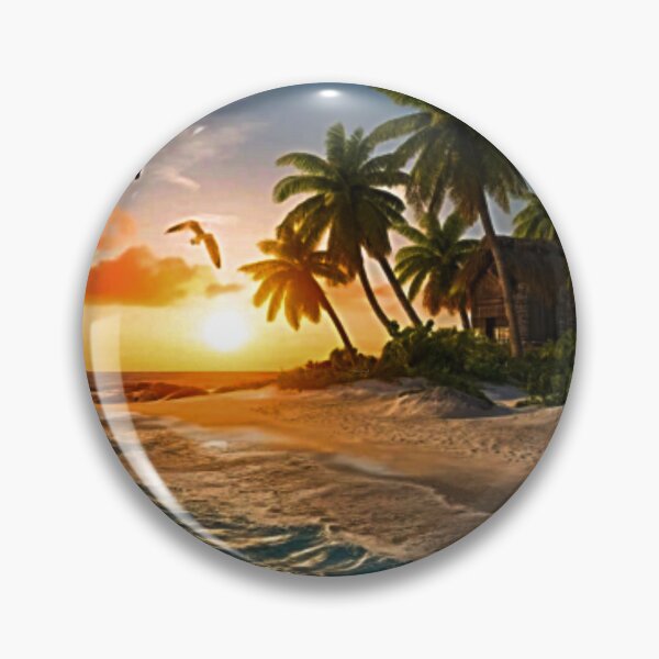 Item preview, Tropical Beach Sunset designed and sold by trailsitravel.