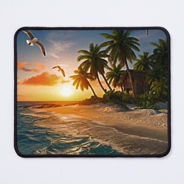 Item preview, Tropical Beach Sunset designed and sold by trailsitravel.