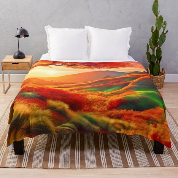 Item preview, Autumn Sunset Landscape Painting Art designed and sold by Health And Fitness Posts e-Store.