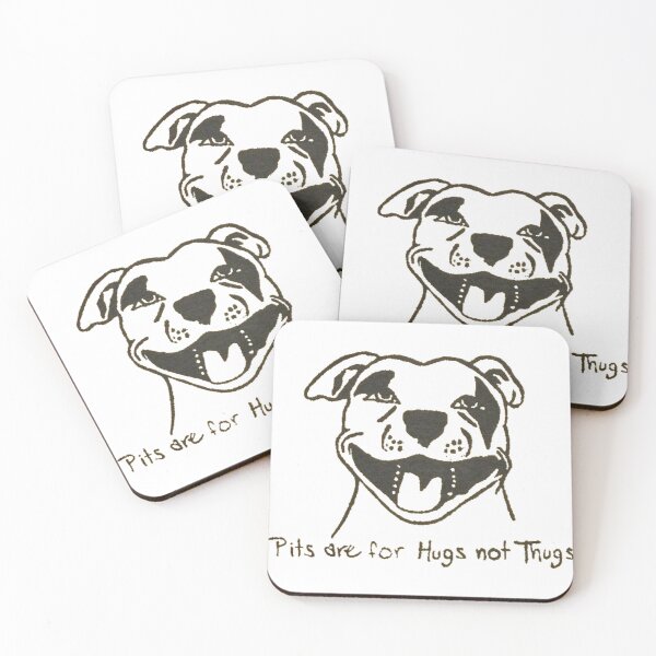 Item preview, Pits are for hugs not thugs designed and sold by 123ks.