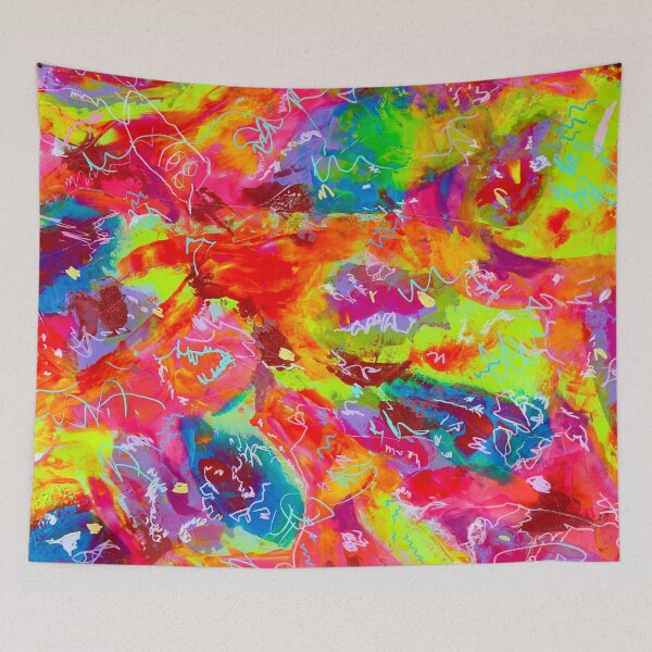 Item preview, 303. Parco Giochi: A Playground of Vibrant Abstract Expression designed and sold by Veera Zukova.