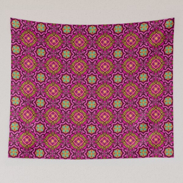 Artikelvorschau, Original Design-Pink Tile Series-Royal Mandala entworfen und verkauft von ultkitty.