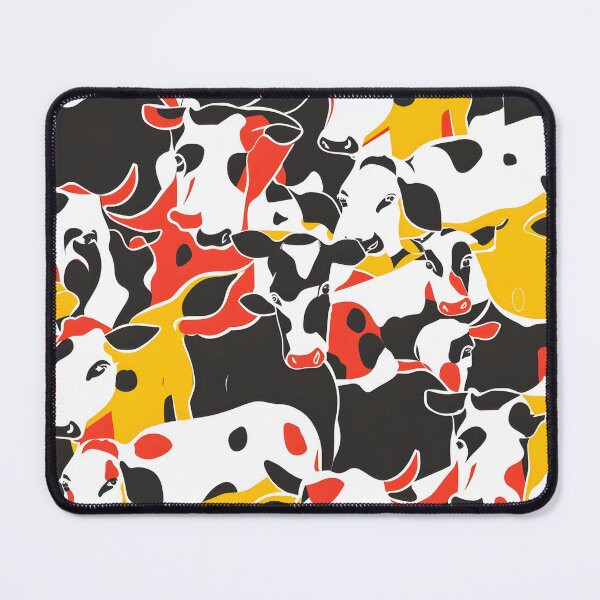 Item preview, Cows modern colour blocks designed and sold by Folksy Living.