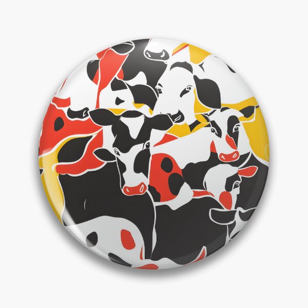 Item preview, Cows modern colour blocks designed and sold by Folksy Living.