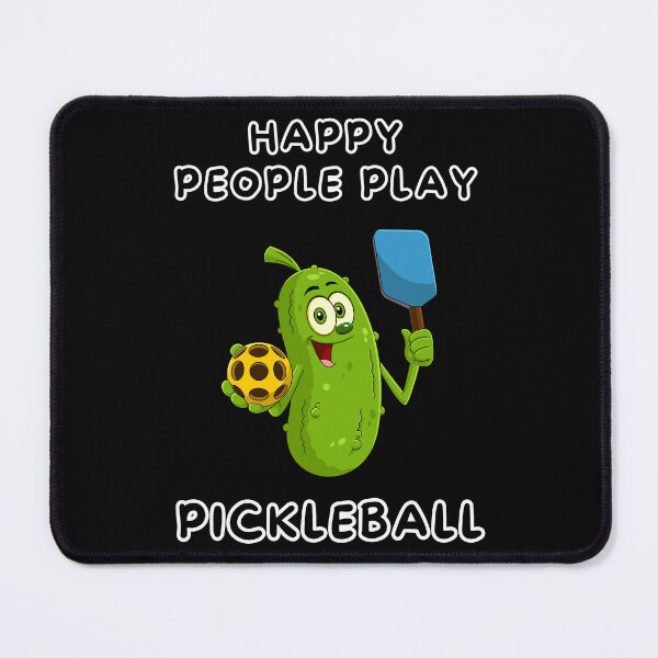 Item preview, Happy People Play Pickleball, Fun Pickle Character designed and sold by impressionofmel.