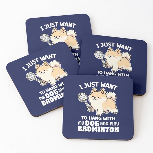 Item preview, Kawaii Akita Badminton Fun - Akita Playtime: Badminton designed and sold by ImaginarStore.