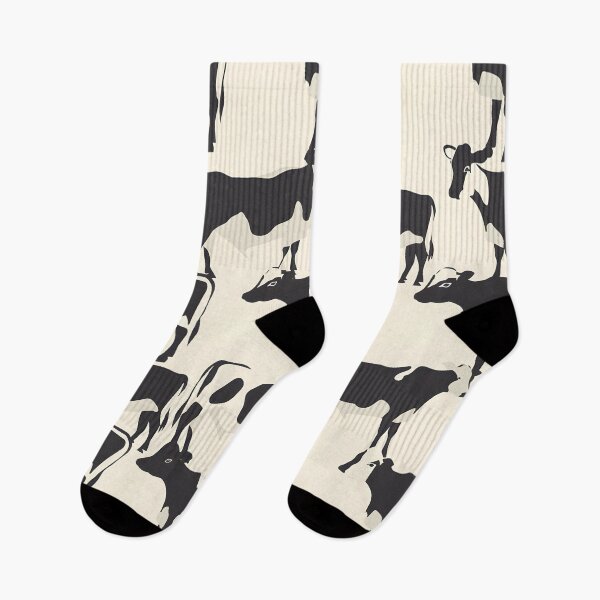 Item preview, Black and white cows pattern designed and sold by Folksy Living.
